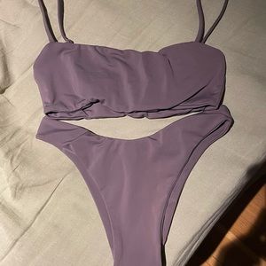 Gemini Mountain Betty Top (S/M) and Cindy Bottom (S/M) in Smoke UNWORN/SOLD OUT